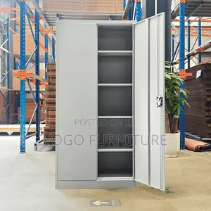 Filing Cabinet; 2-Door Steel Cabinet
