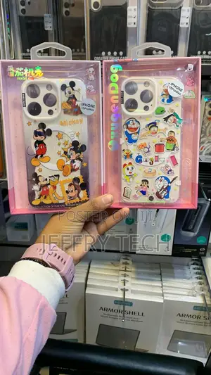 Clear Cartoon Protective TPU Phone Case Mouse aPluto iPhone 17 Pro Max