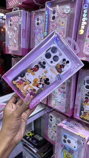 Clear Cartoon Protective TPU Phone Case Mouse aPluto iPhone 17 Pro Max