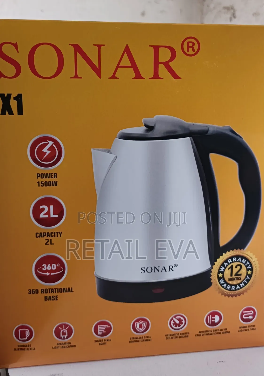 Sonar Electric Kettle