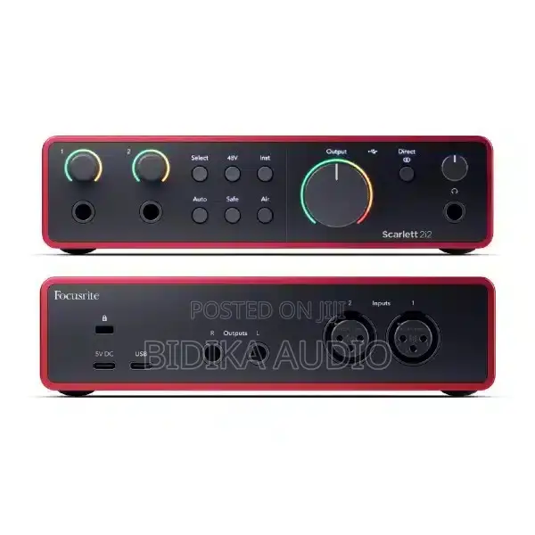 Focusrite Scarlet 2i2 4th Gen Audio Interface