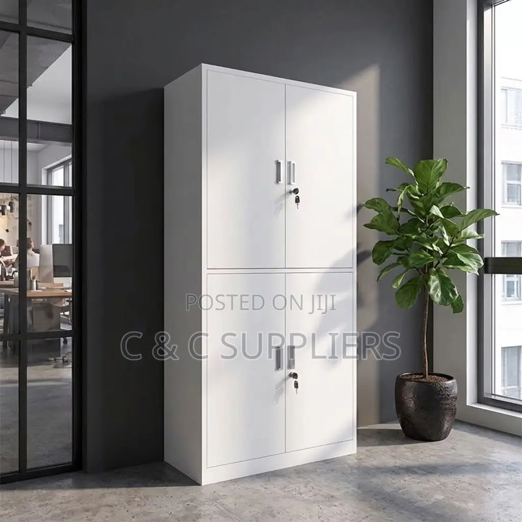 4-Door Metallic Cabinet.