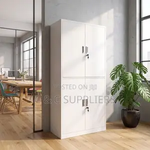 4-Door Metallic Cabinet.