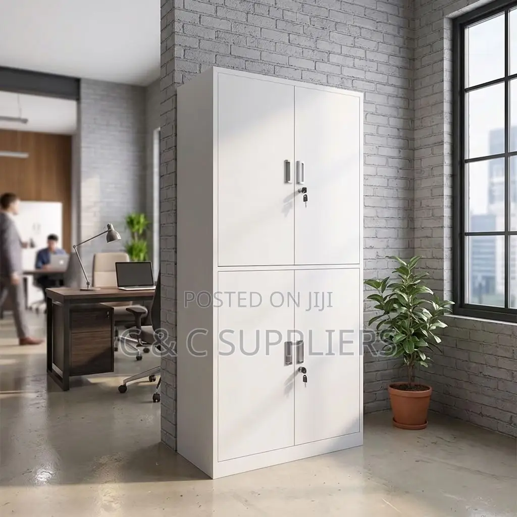4-Door Metallic Cabinet.