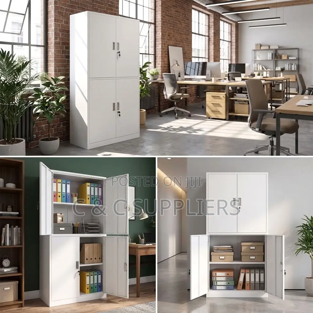 4-Door Metallic Cabinet.