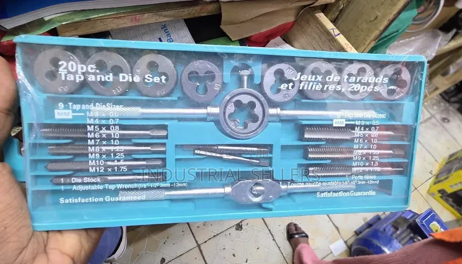 Unique 20pcs Tap and Die Set-Die Stocks