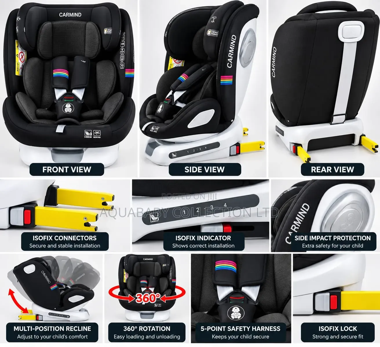 Carmind 360°Isofix Carseat