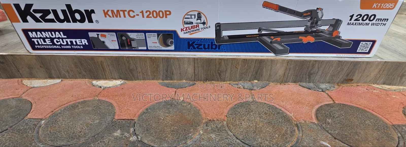 Kzubr Manual Tile Cutter 1200mm