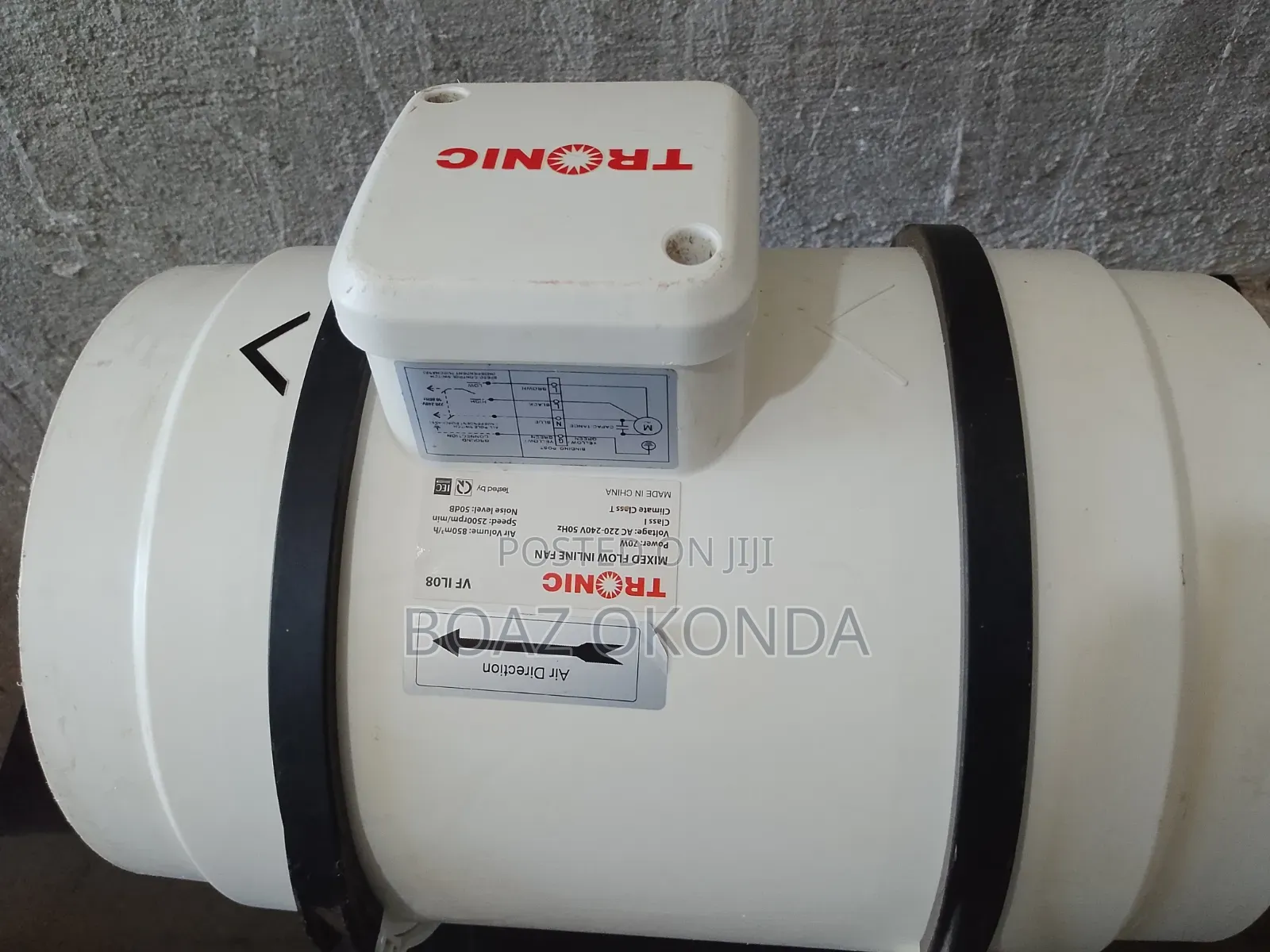 Mixed Flow Inline Fan