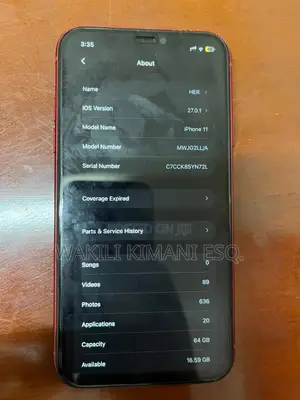 Apple iPhone 11 64 GB Red