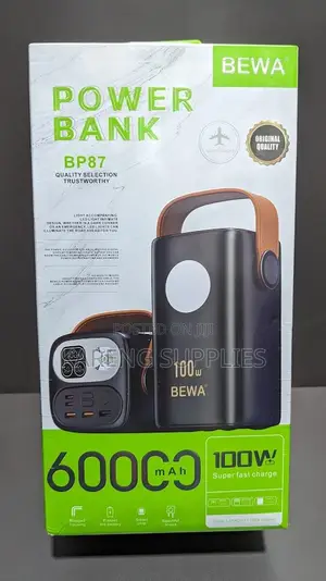 100w Laptop Power Bank 60,000mah(222wh)