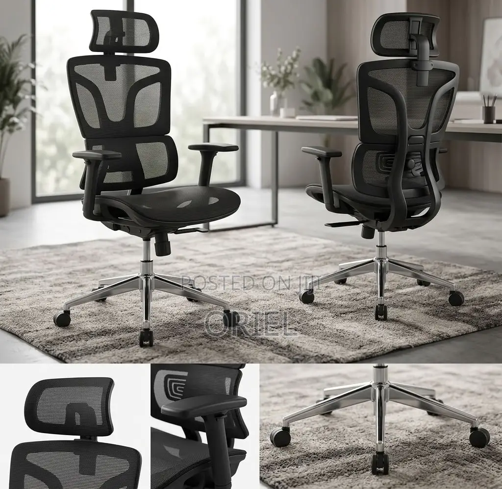 Office Chair : Breathable Full-Mesh Design Office Seat
