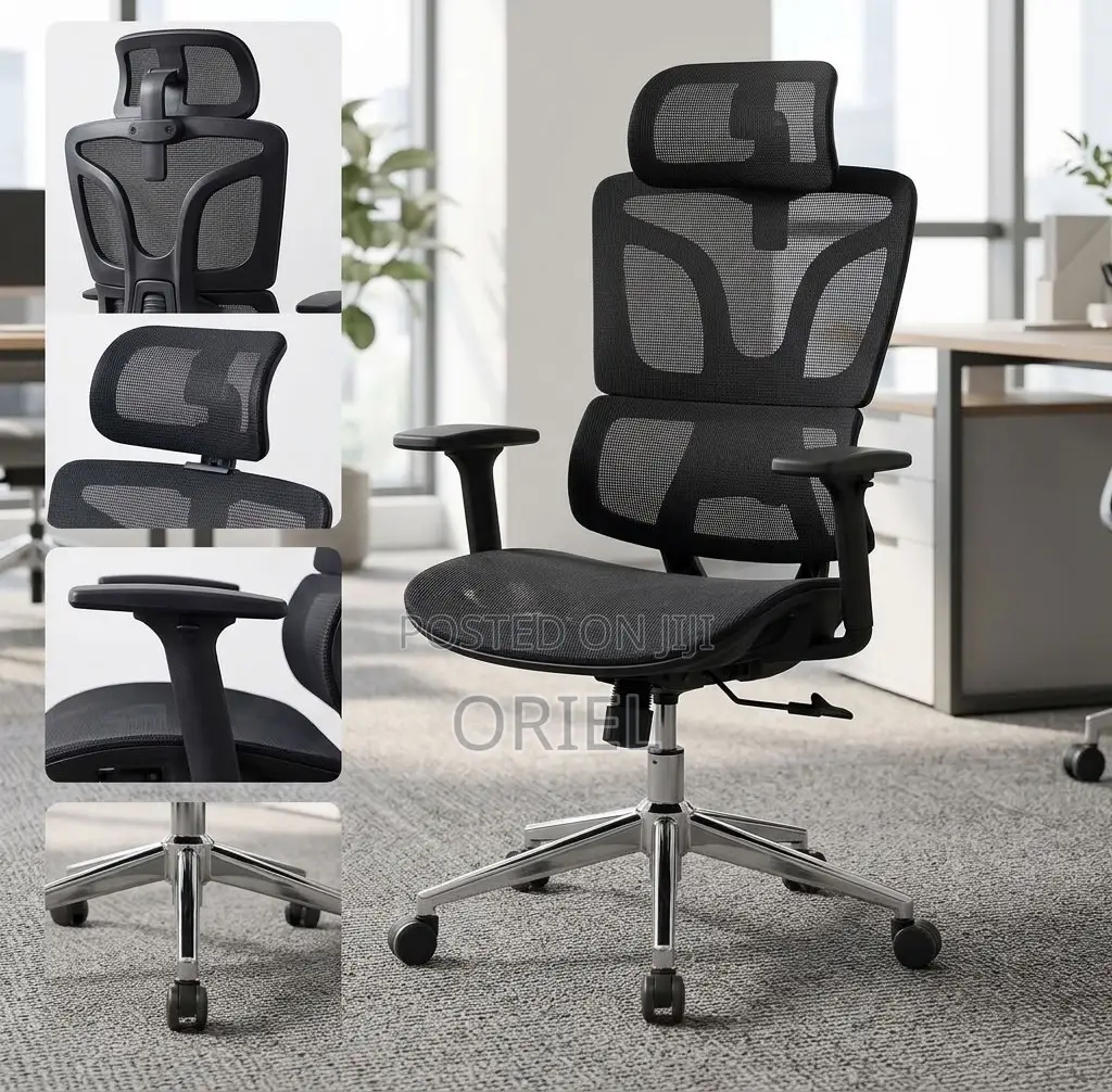 Office Chair : Breathable Full-Mesh Design Office Seat