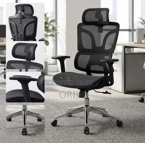 Office Chair : Breathable Full-Mesh Design Office Seat