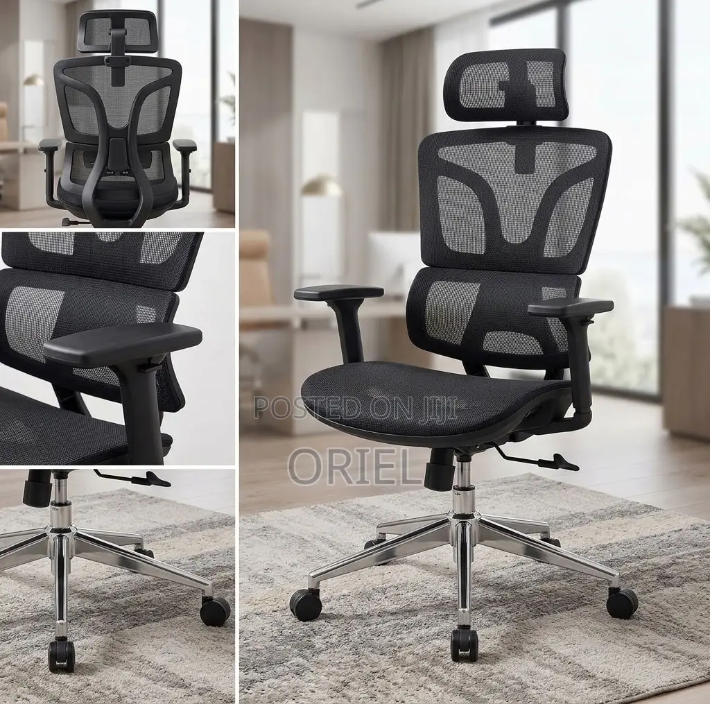 Office Chair : Breathable Full-Mesh Design Office Seat