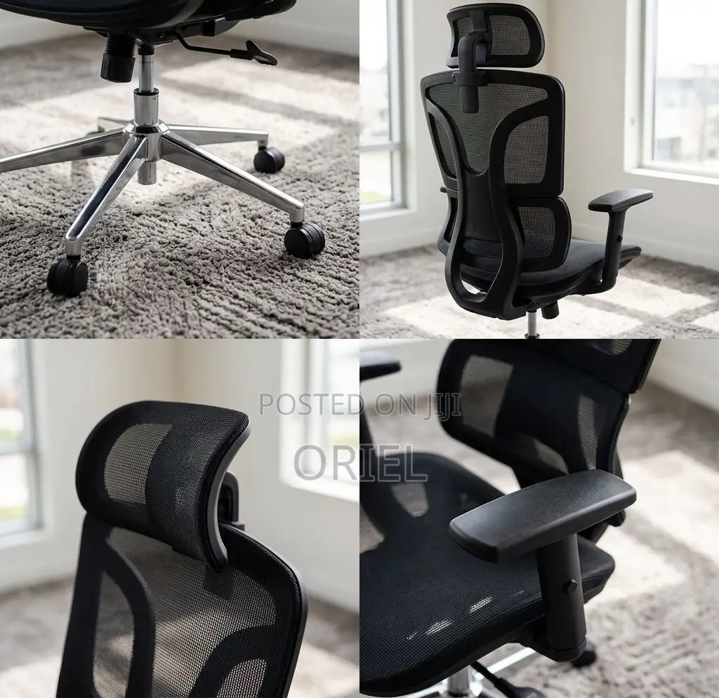 Office Chair : Breathable Full-Mesh Design Office Seat