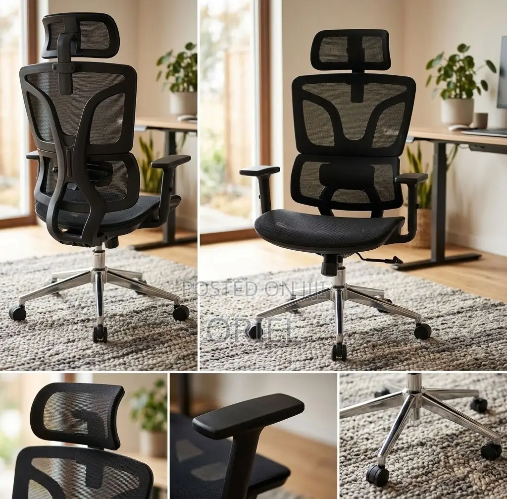 Office Chair : Breathable Full-Mesh Design Office Seat