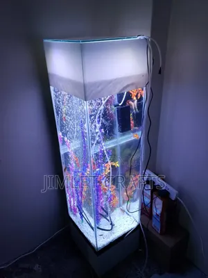 White 4ft Tower Aquarium