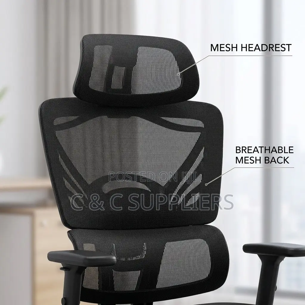 Orthopedic High Back Home Computer Chair.