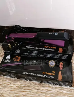 Nunix Flat Iron Hair Straightener | Ceramic Plates | Salon Styling