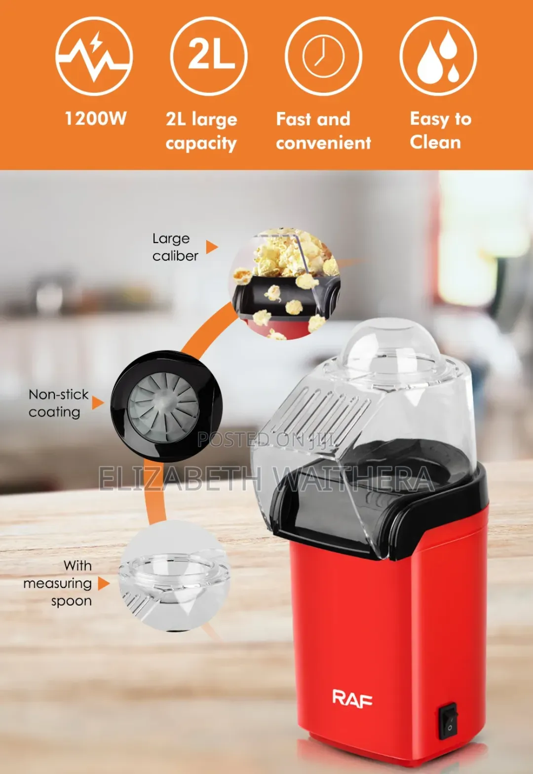 Mini Popcorn Maker Machine