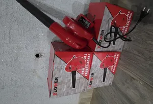 Portable Electric Air/Dust Blower With a Red Motor
