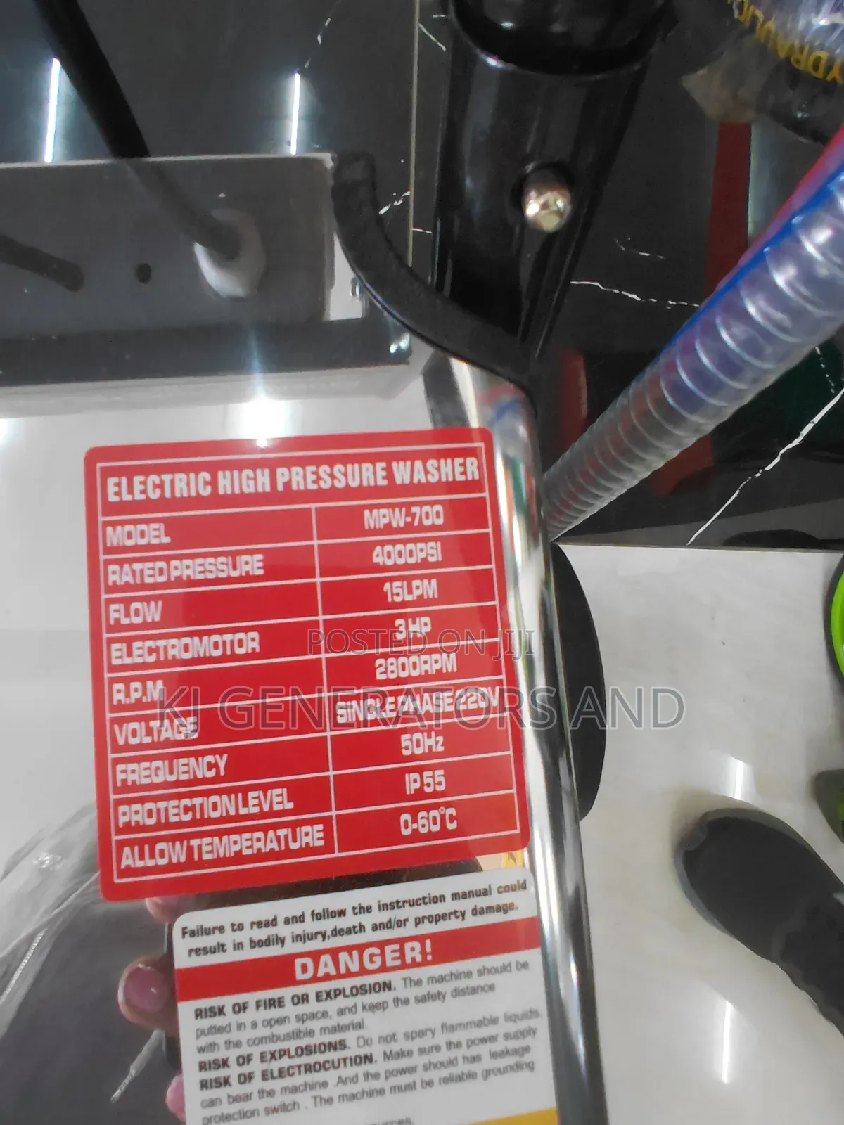Milano Pressure Washer