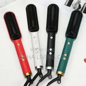 Electric Hair Straightener Comb | Temperature Control | 3 Colours
