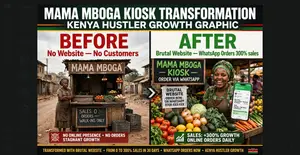 1 Hour Brutal Website for Hustlers - Salon Shop Boda