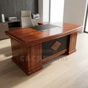 1.4 M L-Shaped Managers Desk.