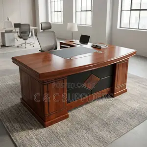 1.4 M L-Shaped Managers Desk.