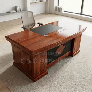 1.4 M L-Shaped Managers Desk.