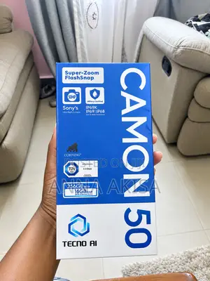 New Tecno Camon 50 256 GB Black