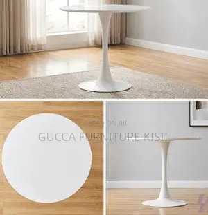 Glossy 80cm 4 Eames Seater Dining Table