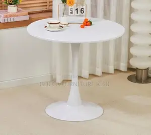 Glossy 80cm 4 Eames Seater Dining Table
