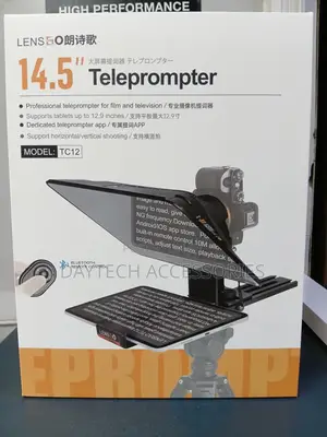 LENSGO Professional Teleprompter for Camera & Smartphones (14.5-Inch)