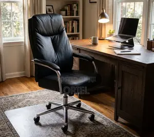 Office Chair : High Back Leather Seat