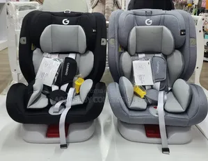 MamaKids 360° Rotating ISOFIX Baby Car Seat 0–36kg – Black & Grey