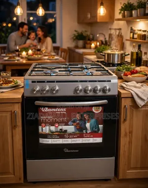 Ramtons 60x60 Cooker 3G+1E - RC/820 - Silver - 1500W - New