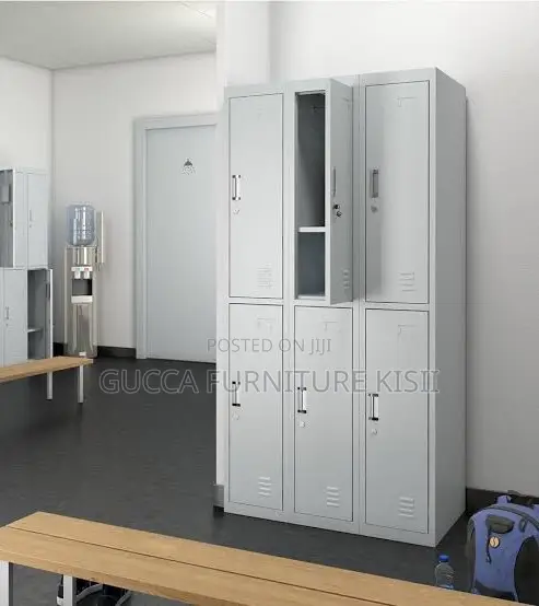 Metallic Multipurpose Storage Cabinet With 06 Doors.