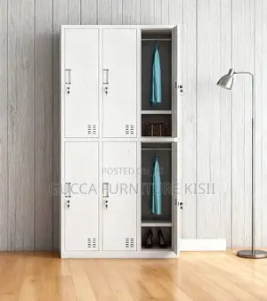 Metallic Multipurpose Storage Cabinet With 06 Doors.