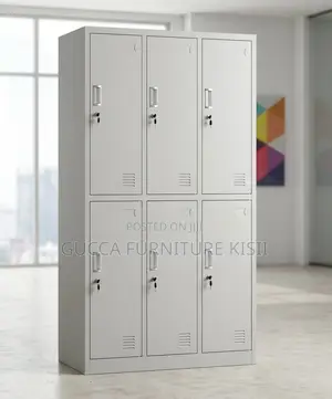 Metallic Multipurpose Storage Cabinet With 06 Doors.