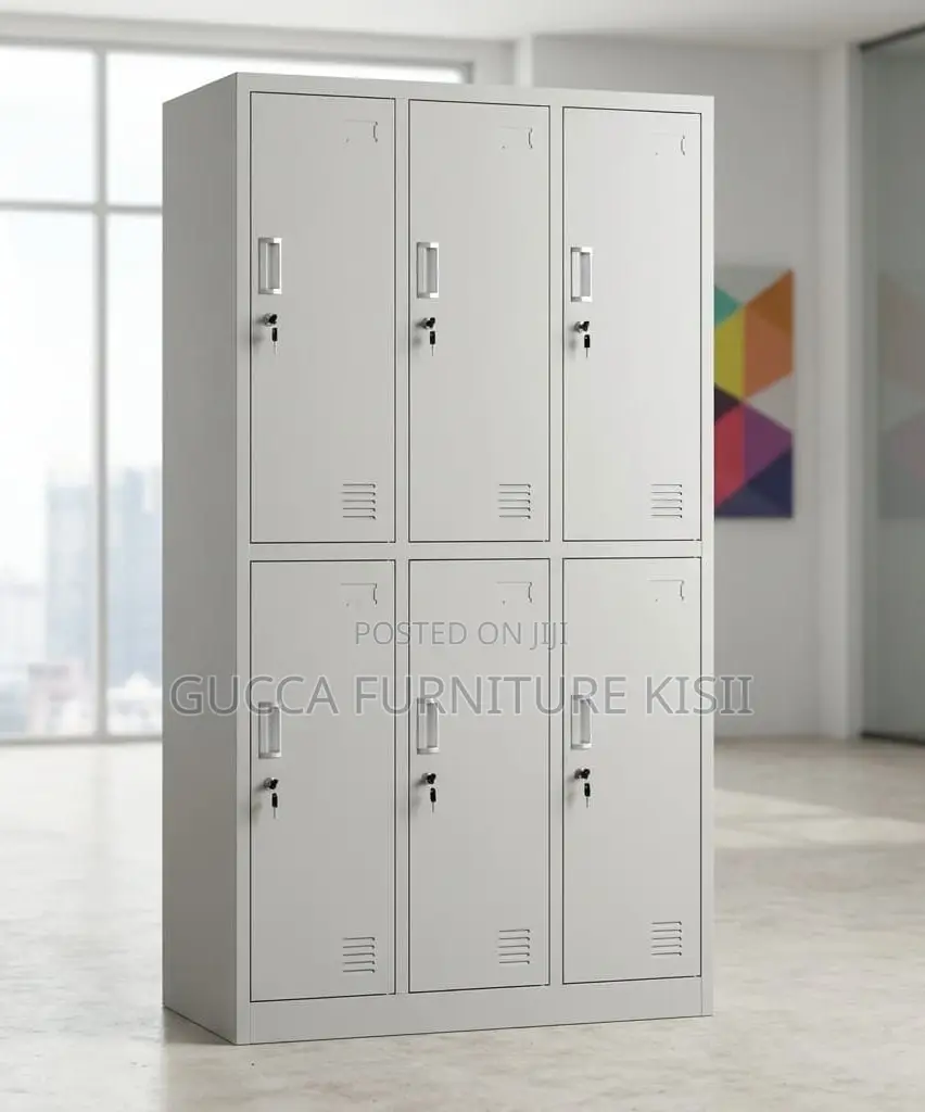Metallic Multipurpose Storage Cabinet With 06 Doors.