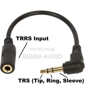 3.5mm TRRS Female to TRS Male Converter