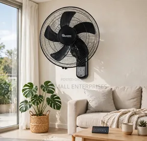 Ramtons 16 Inch Wall Fan - RM/676 - 5 Blades + Remote - New