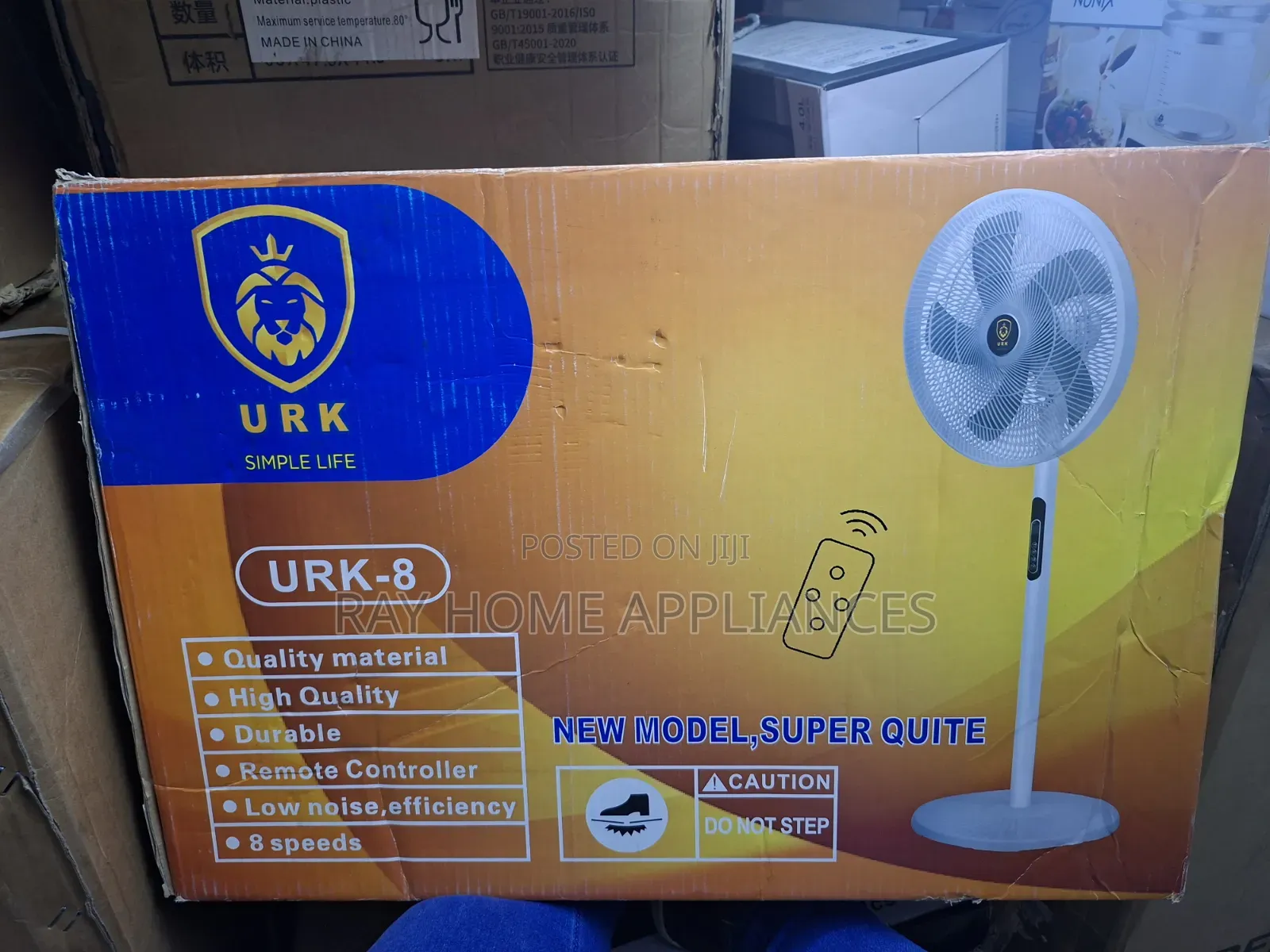 Urk With Remote 16inches Standing Fan