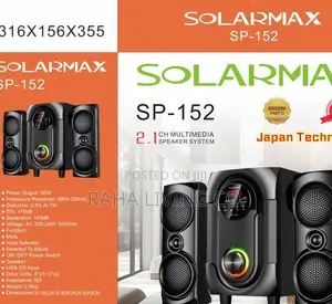 Solarmax SP-152 2.1 Multimedia Speaker System | Subwoofer | Bass