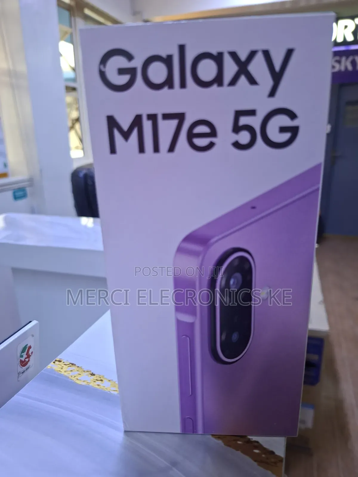 New Samsung Galaxy M17e 128 GB Purple