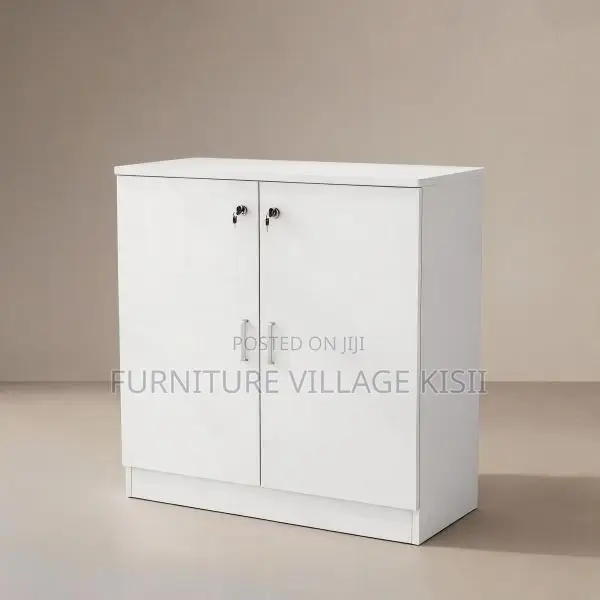 2-Door Wooden Medium Storage Cabinet