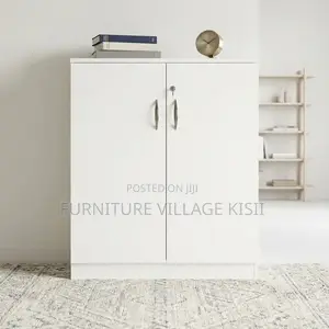 2-Door Wooden Medium Storage Cabinet
